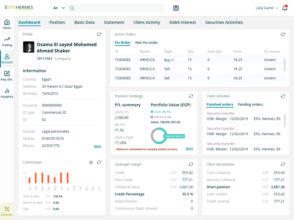 EFG 360 portfolio overview