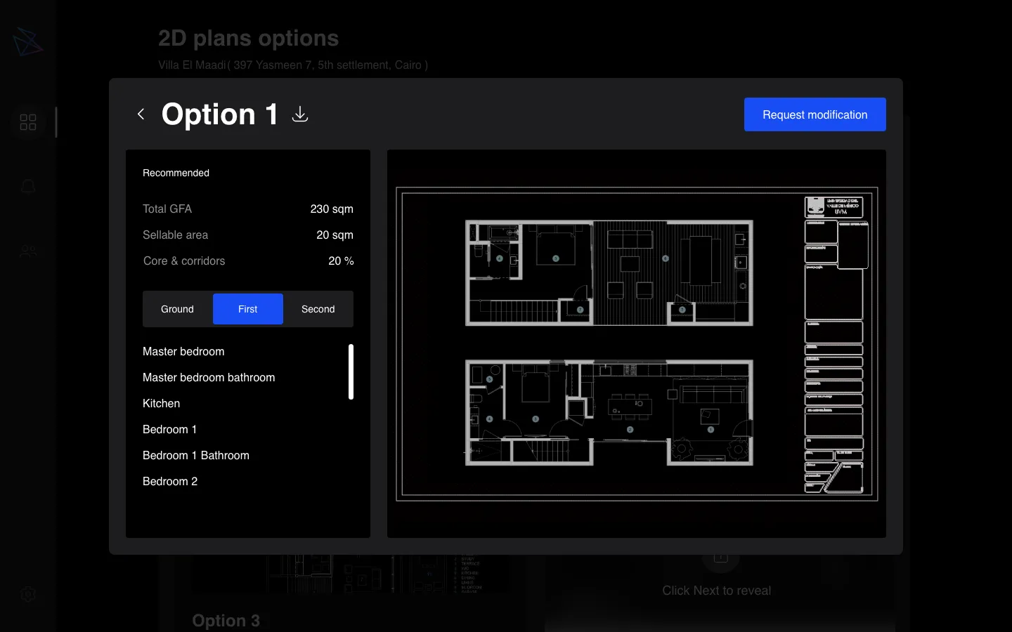 Conix evaluation view